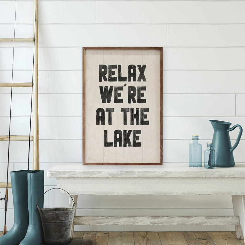Relax We'Re At The Finlay, H 36 po x l 24 po