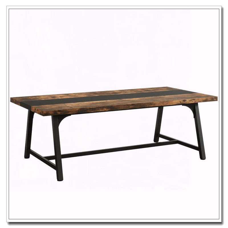 Bureau double caisson, Brun / Noir