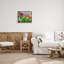 «Lush Varied Spring Tulip Blooming Flower Meadow», peinture sur toile à cadre flottant-75842210-75842208