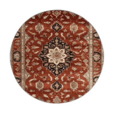 Tapis turc intérieur et extérieur brun