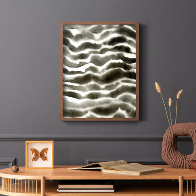 Jungle Stripe I Framed Print - Solid Wood