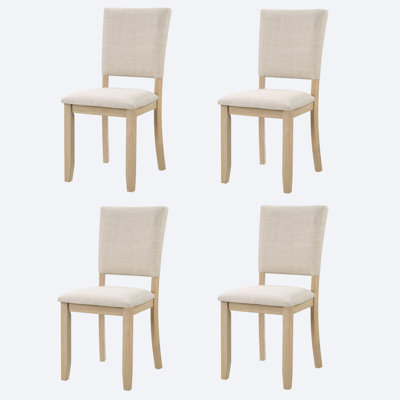 Dining Chairs With Padded Seat（Set Of 4）