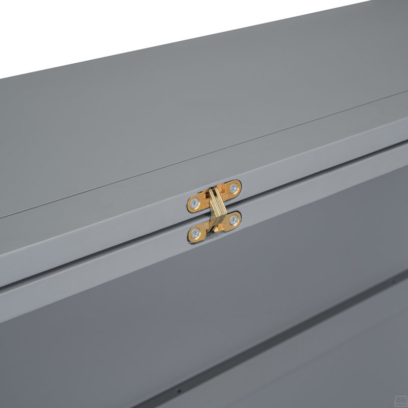 Full Size Murphy Bed With USB Port And Removable Shelves On Each Side