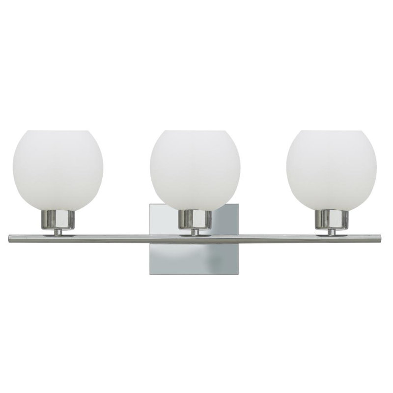Éclairage pour meuble-lavabo à intensité variable Aimur, Chrome, 3