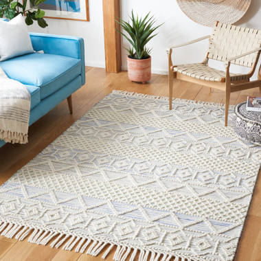 Litchfield Handmade Flatweave Wool/Cotton Area Rug in Cream Langley Street Rug Size: Rectangle 5' x 7'6