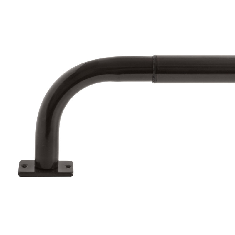Tringle à rideaux occultante de 1 po de diamètre Red Barrel Studio®, 48" - 84", Bronze huilé