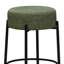 Tabouret de bar Zenni sans dossier, rembourré, en métal, hauteur comptoir ou dossier - Lot de 2-1616086119-1616086120