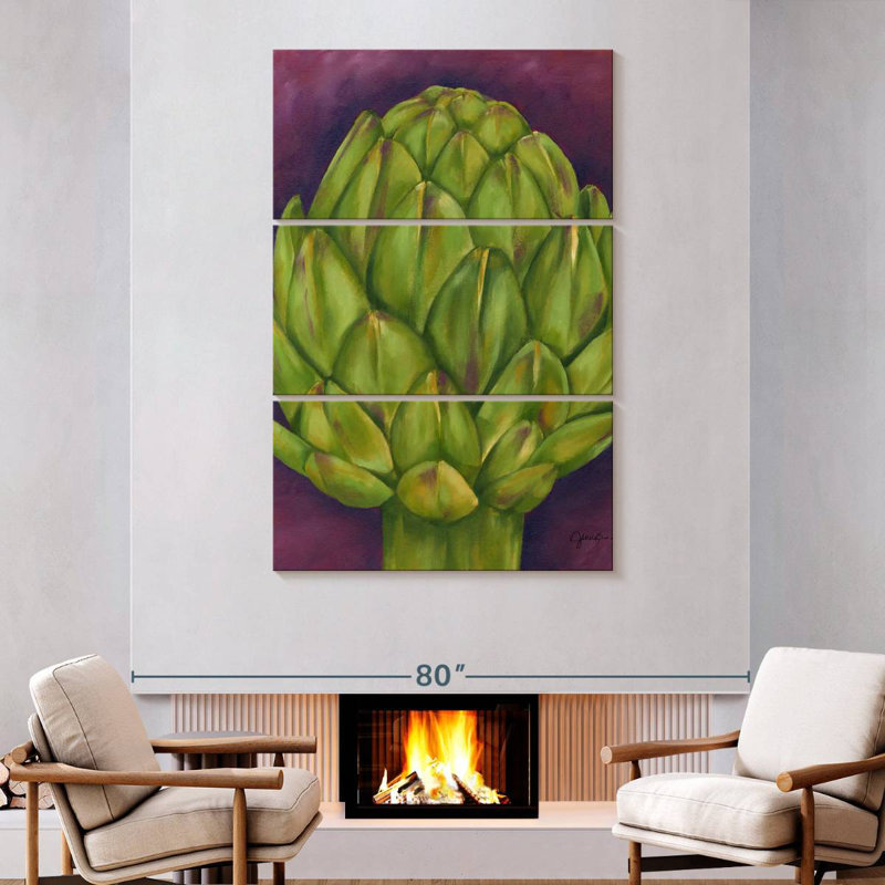 Yarlin Artichoke Head, 74" H x 48" W
