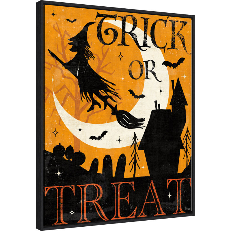 «Halloween is Calling II» par Véronique Charron, reproduction d'art sur toile