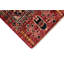 Hand-Knotted High-Quality Red and Navy Runner