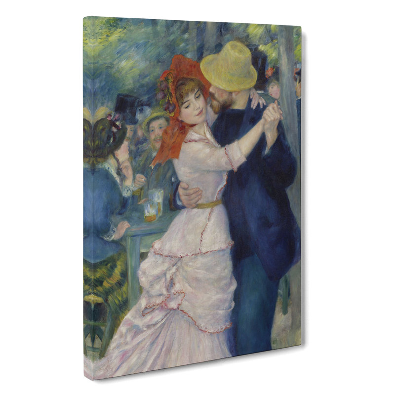 Dance-At-Bougival By Pierre-Auguste Renoir - Wrapped Canvas, 91cm H x 60cm W x 3cm D