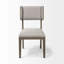 Chaise d'appoint rembourrée en bois massif Maine-554344220