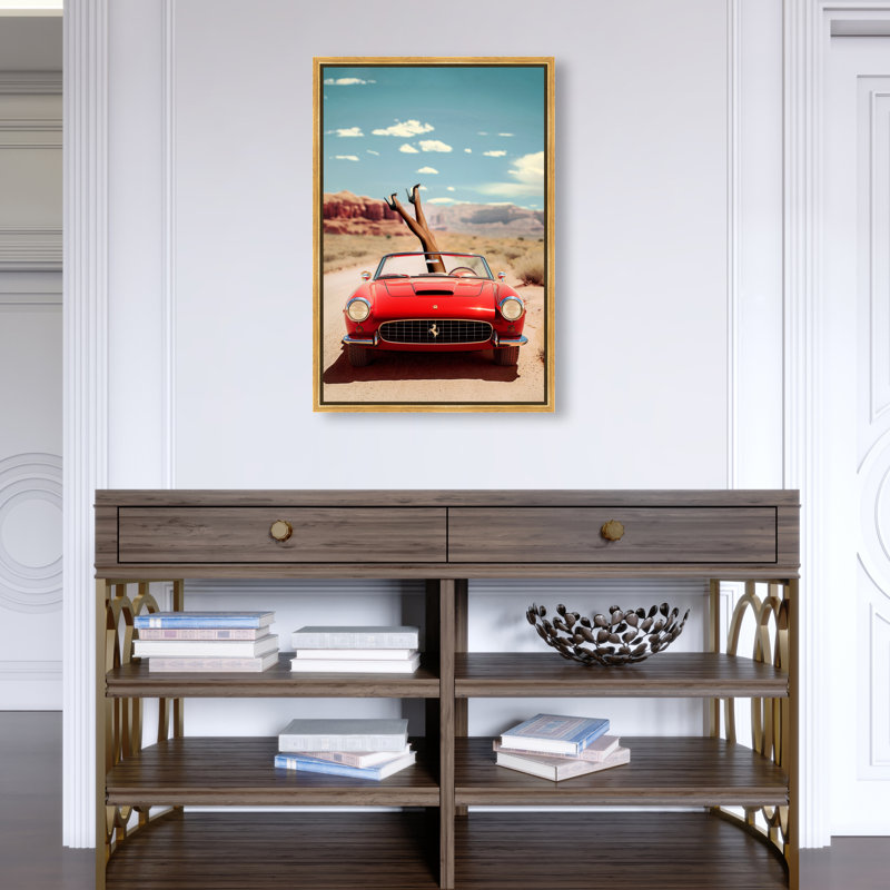Route 66 Canvas Transportation Print by Oliver Gal, 15"H x 10"W, Canvas Unframed