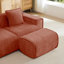 Repose-pieds Harrison - rouge velours