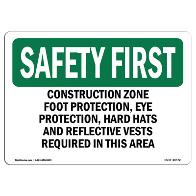 Safety First Sign