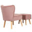 Fauteuil de chambre avec repose-pieds Abarca-1256869832