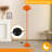 Industrial Metal Shade Pastel Orange Floor Lamp With Foot Switch Modern Tall Standing Lamp For Living Room-760227813
