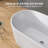 59'' x 29.5'' Freestanding Soaking Acrylic Bathtub