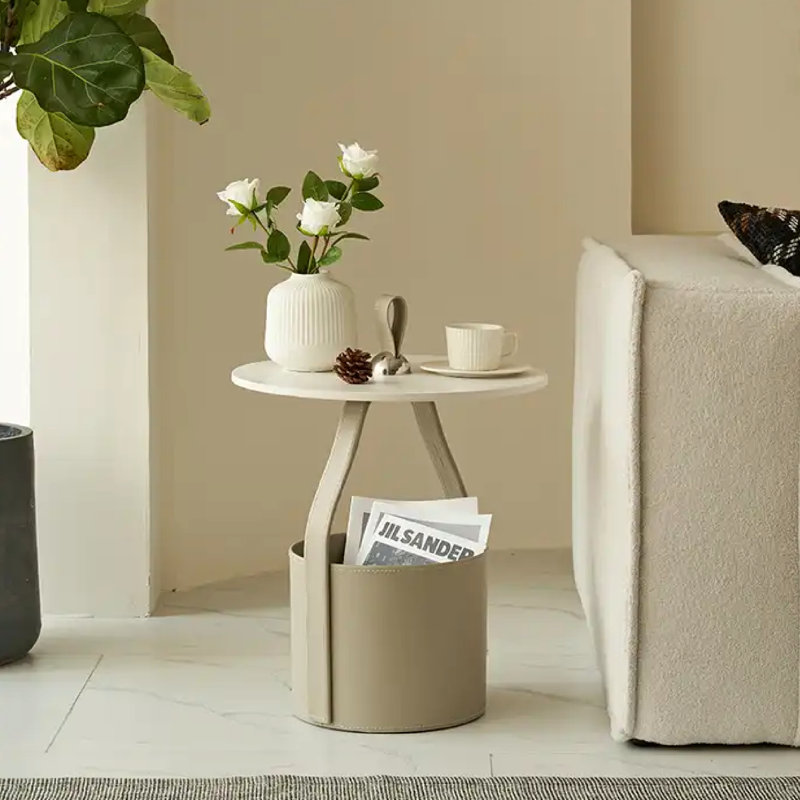 Pontius End Table, Gray