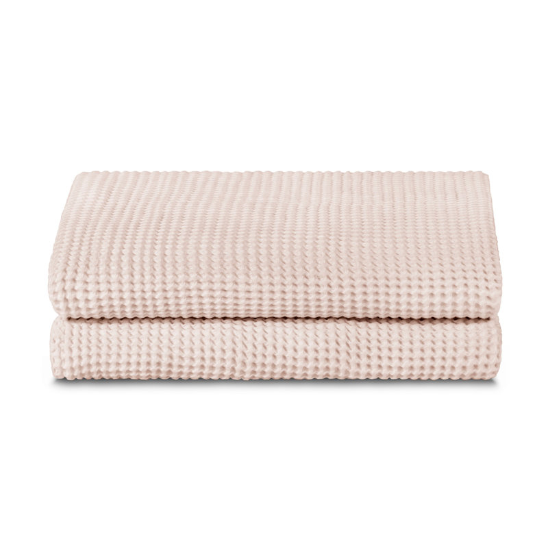 Débarbouillette 100% coton Kirstie, Rose