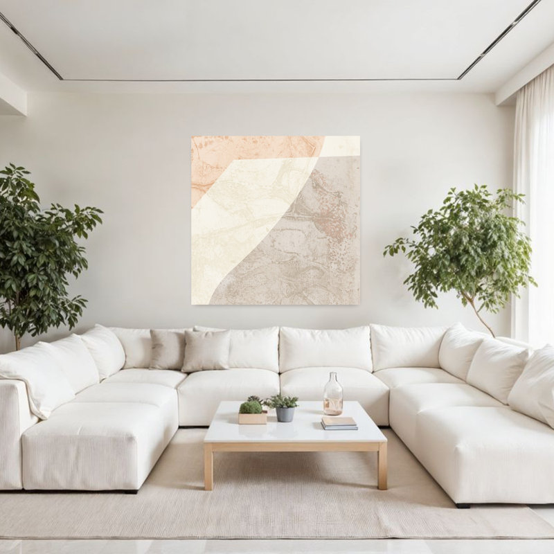 Art contemporain, art contemporain abstrait, H 48 po x l 48 po