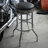 Buzard Swivel Upholstered Counter Stool with Metal Frame-1006406332