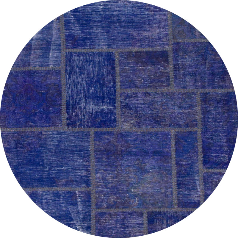 Abstract Indoor Rug, Round 8'