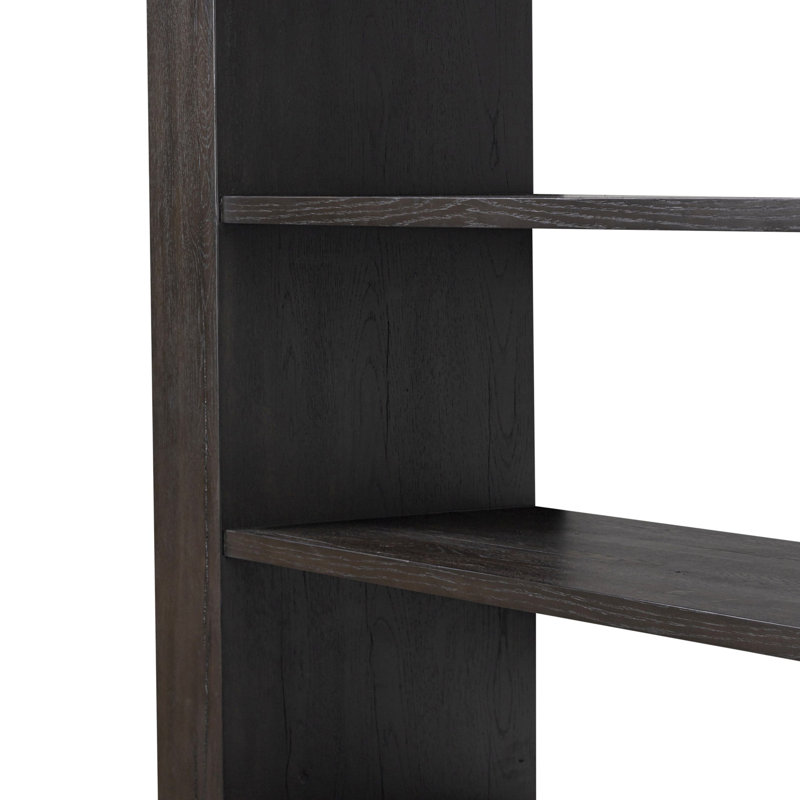 Fisher Bookcase-Smoked Black Veneer, Smoked Black Veneer