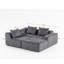 Canapé modulaire en velours côtelé Boneless-785039186