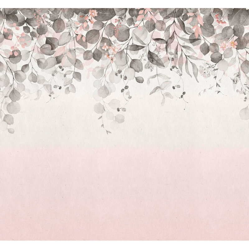 Superfresco Easy Botanical Cascade Print To Order Fixed Size 2.8m x 3m Mural, Black