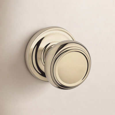 Traditional Privacy Door Knob with Round Rose