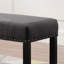 Banc de salle à manger en tissu avec garniture cloutée-474314696