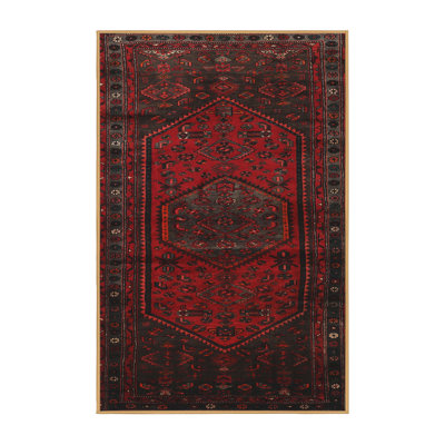 Tapis jaune clair/marron/noir