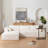 Versatile Modular Sofa with Free Side Table and Pillows for Living Room-905906327