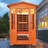 2-Person Outdoor Wooden Sauna Room