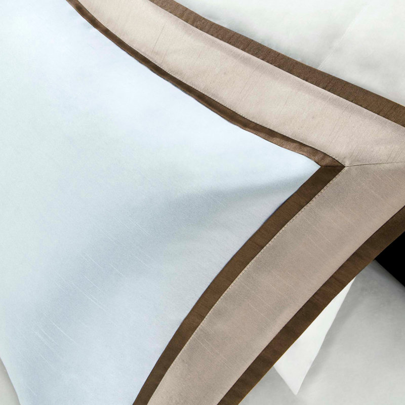 Literie 7 pièces pour très grand lit, édredon de couleur neutre, conception transitionnelle, comprend 2 taies décoratives, 1 carré et des coussins, édredon, literie, rembourrage, coussins décoratifs