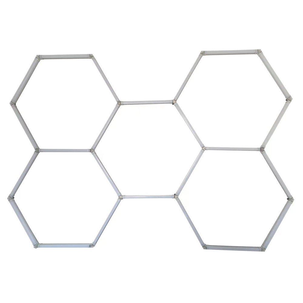 Ener-j 5 Hexagon LED Ceiling Light - Aluminium - Light - Image 4
