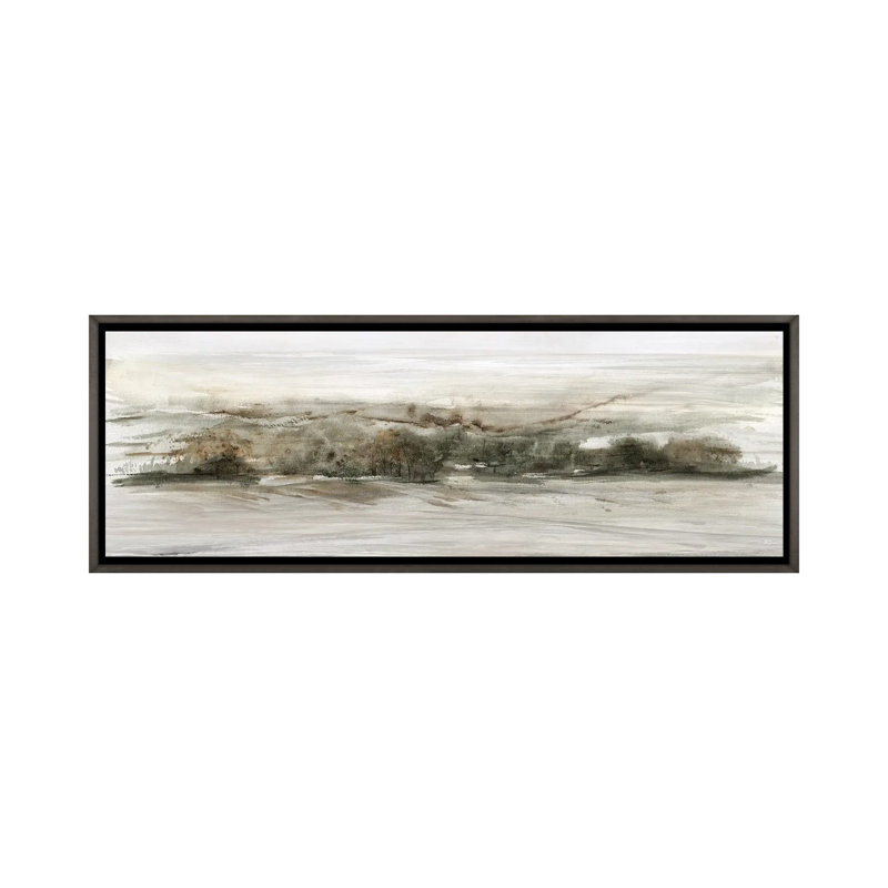 Beech Mountain Rise - reproduction d'art murale encadrée, H 20 po x l 60 po, Gris, Reproduction encadrée sans passe-partout