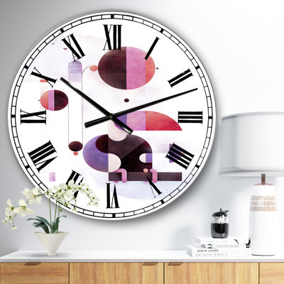 Horloge murale arc-en-ciel surdimensionnée Rainbow Swinger