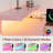 Nedyo 52'' W L-Shaped Computer Desk with Power Outlet, LED Gaming Work Desk with Shelves-1788263198-1809345641