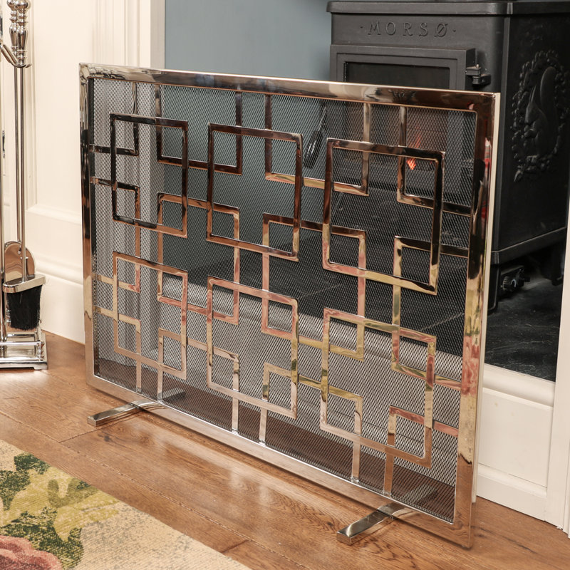 Iron Fireplace Screen