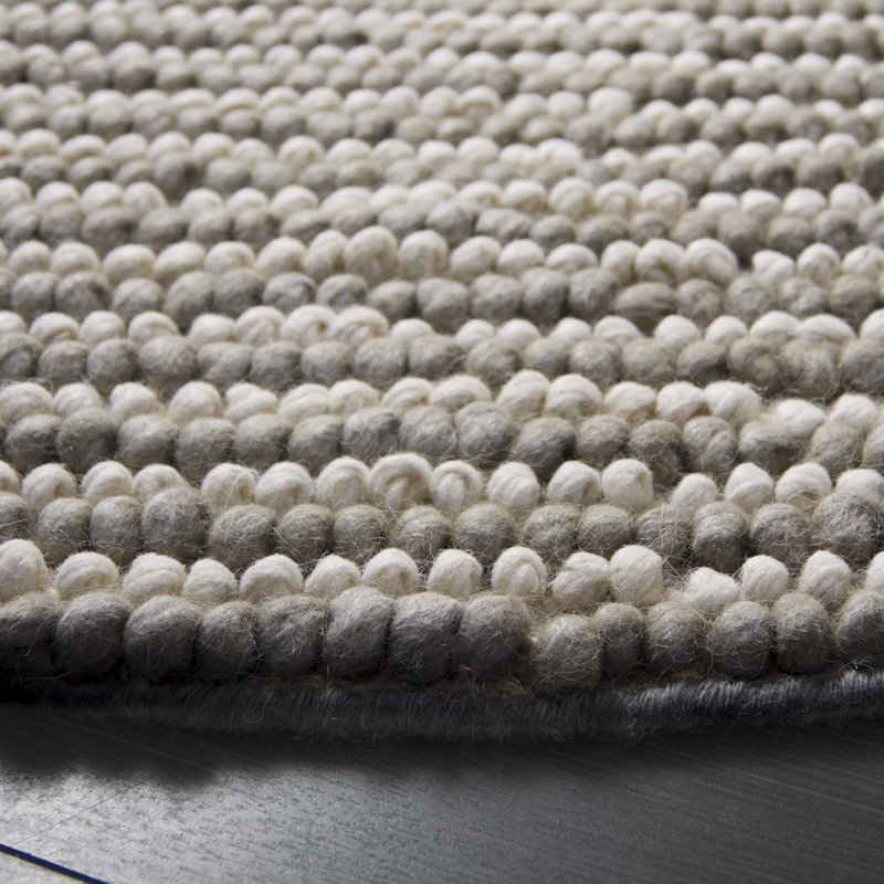 Tapis gris / ivoire Natura 287, Rond 6 pi