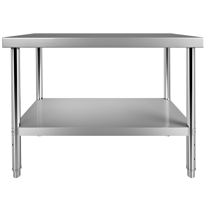 Établi à plateau en métal Demnan, H 34 po x l 48 po x P 18 po