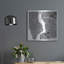 Art mural en métal «New York Map Black» par Laura Marshall-102873102