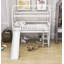 Lit mezzanine simple en bois avec glissade-1749567102