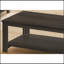 Ensemble de table, ensemble de 3 pièces, café, bout, côté, décor, salon, stratifié brun, transitionnel