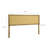 Alrik 45.9'' H Modern Rattan Headboard, Solid Wood Woven Cane Panel for King Beds-973887950