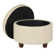 Breyonce Faux Leather Ottoman