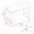 Lacey Rectangle Computer Desk With Smokey Oak Finish And Spacious Legroom, Perfect For Home Office And Study Areas.-1362331321
