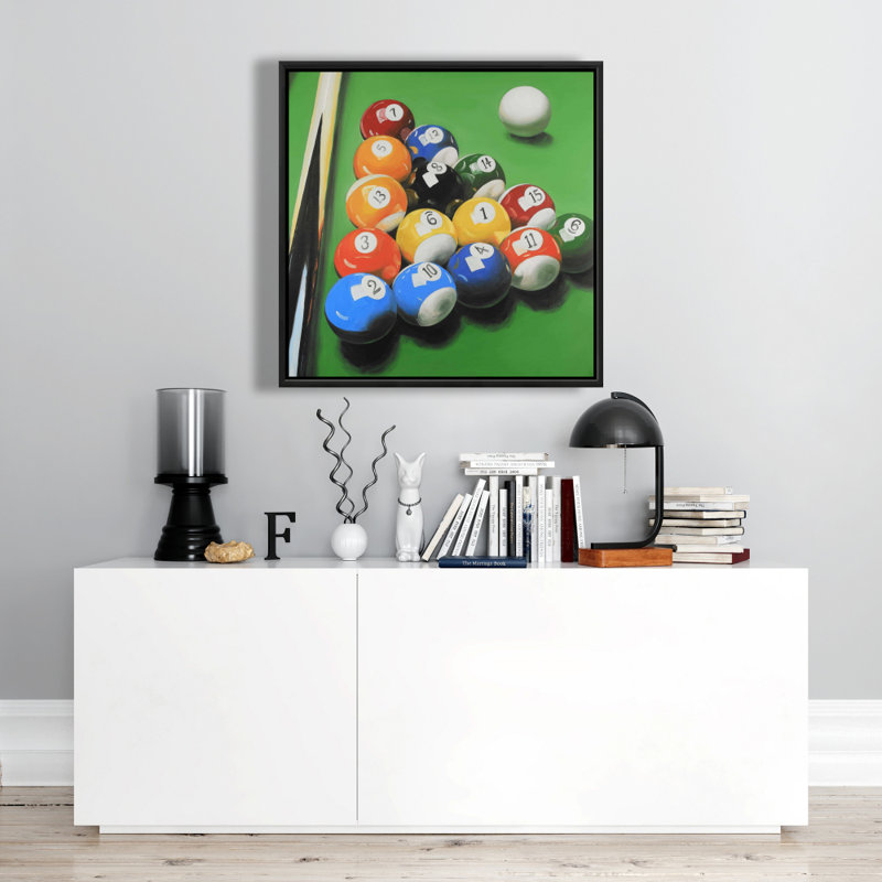 "Table de billard avec boule"